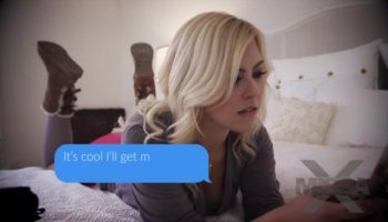 Mature Nadia Blue gets down to business